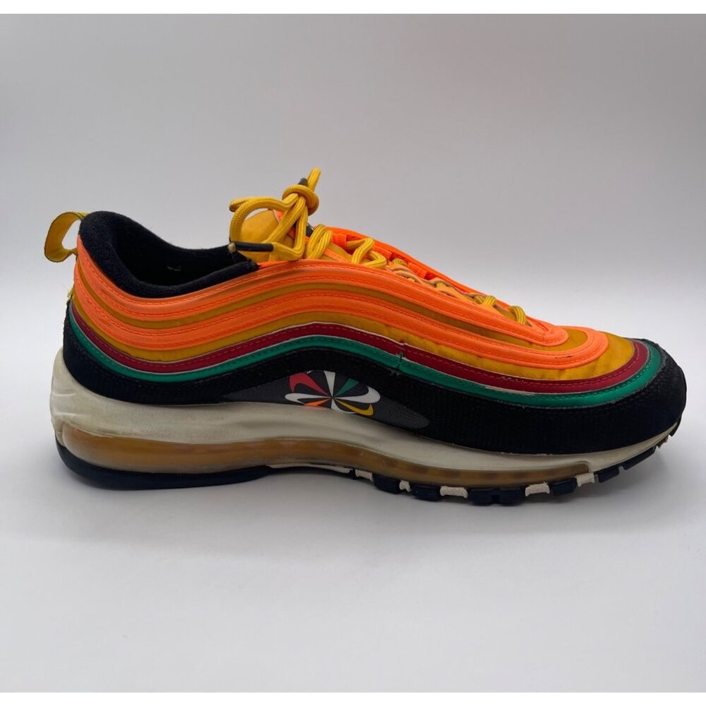 Nike Air Max 97 Sunburst Orange Pinwheel Logo 2019 CK9399-001 Men’s SZ 9 - Picture 2 of 8